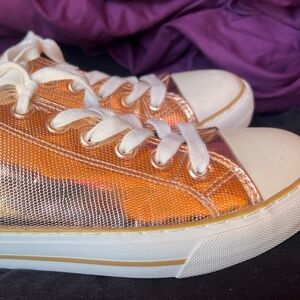 Fabulous Footwear Gold Sneakers
